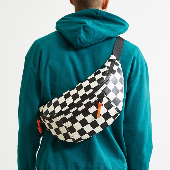 Urban Outfitters Other - Urban Outfitters Checkered Vegan Leather Belt Bag